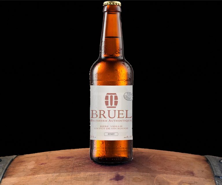 Bière mûrie en fût de vin rouge artisanale Brasserie Bruel