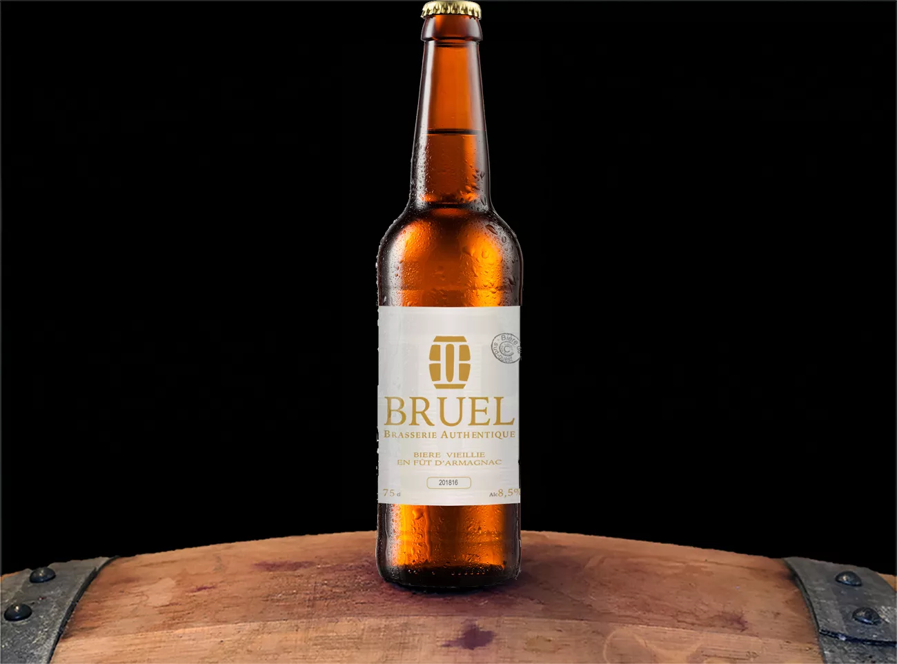 Bière mûrie en fût d'Armagnac artisanale Brasserie Bruel