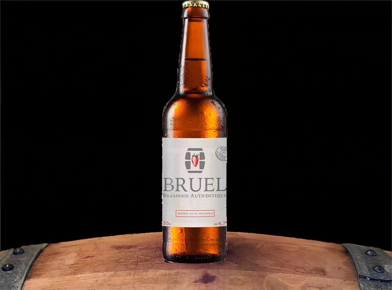 Bière aux fraises 75cl (10€/L) TAV 4,7%