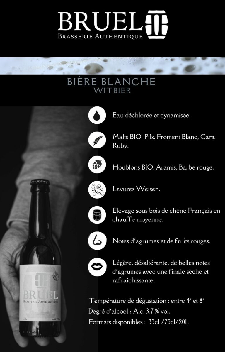 Bière blanche artisanale Witbier Pays Basque Landes