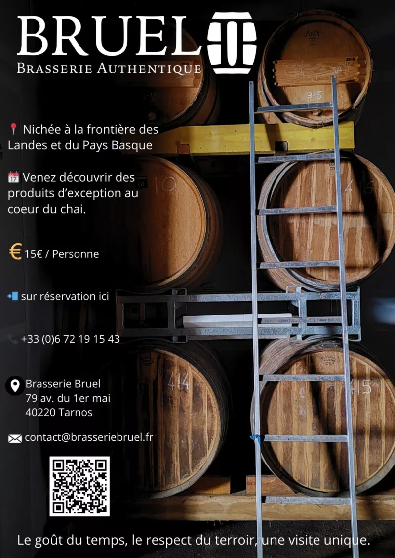 visite de brasserie artisanale au Pays Basque – dégustation bière sous bois